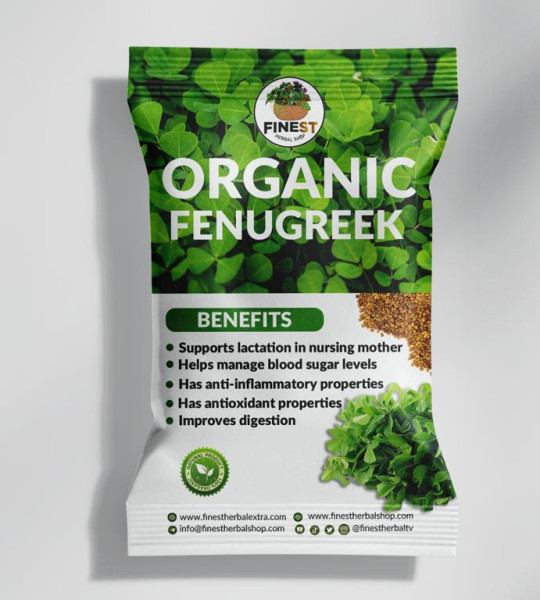 Finest Herbal Shop Organic Fenugreek