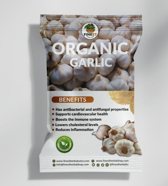 Finest Herbal Shop Organic Garlic