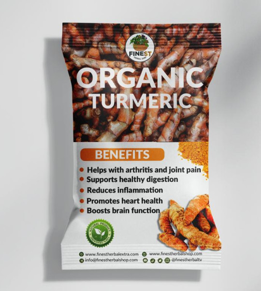 Finest Herbal Shop Organic Turmeric