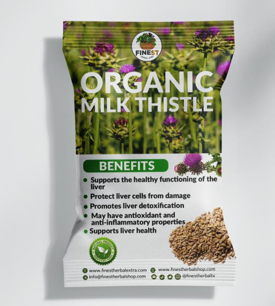 Finest Herbal Shop Organic Milk Thistle