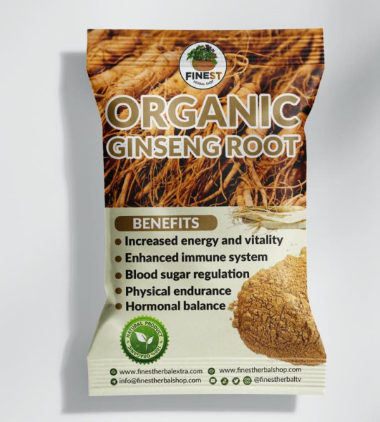 Organic Ginseng Root