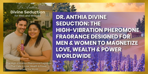 Dr. Anthia Divine Seduction: The High-Vibration Pheromone Fragrance Designed For Men & Women To Magnetize Love, Wealth & Power Worldwide