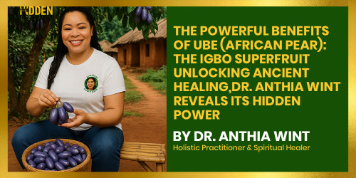 The powerful Benefits of Ube (African Pear): The Igbo Superfruit Unlocking Ancient Healing,Dr. Anthia Wint Reveals Its Hidden Power
