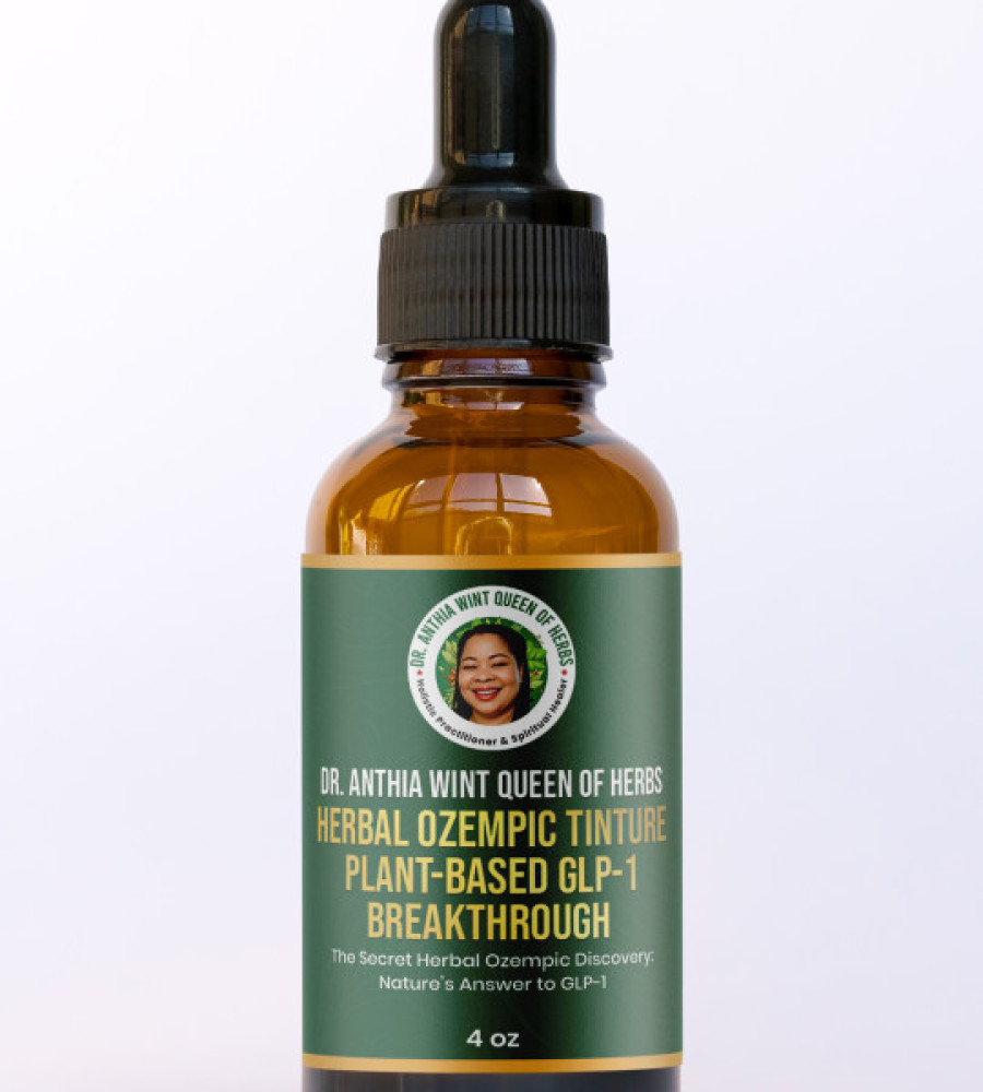 Dr Anthia Wint Queen of Herbs  Herbal Ozempic Tinture Plant-Based GLP-1 Breakthrough
