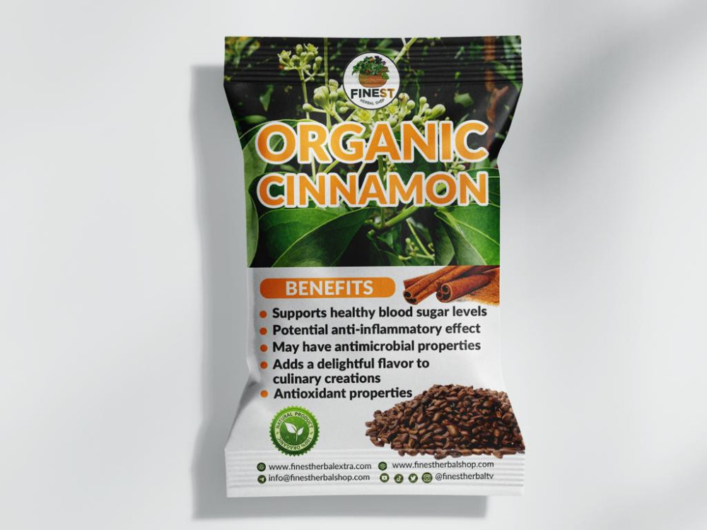 Finest Herbal Shop Organic Cinnamon herb