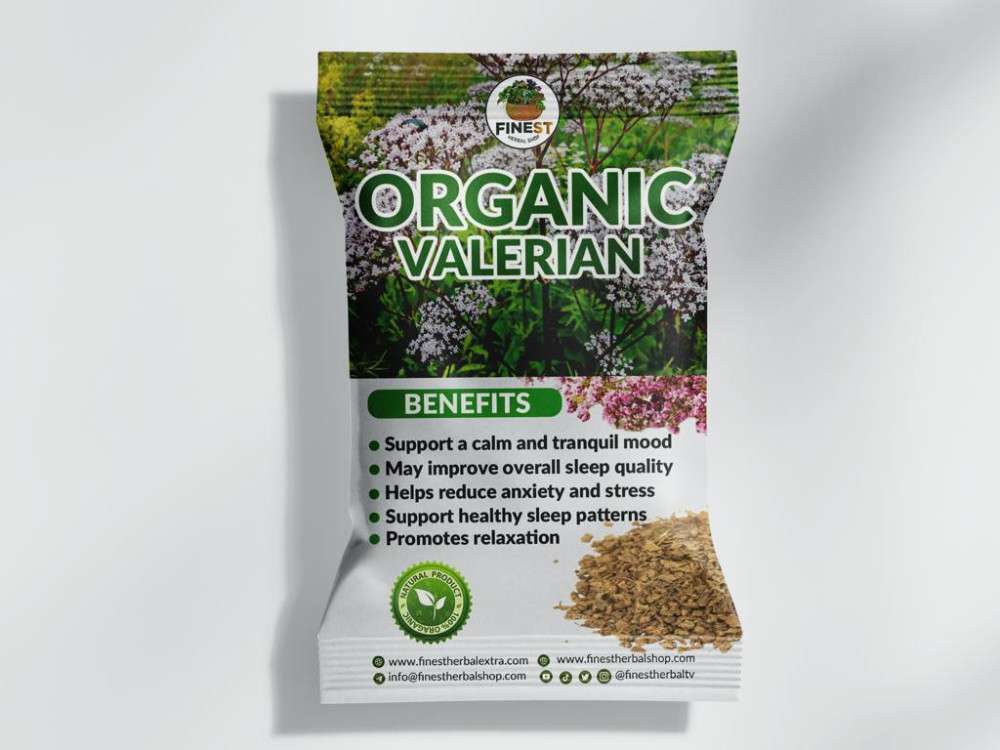 Finest Herbal Shop Organic Valerian