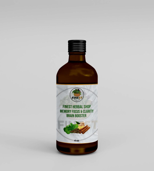 Finest Herbal Shop Memory, Focus, Brain Clarity & Nootropic Booster
