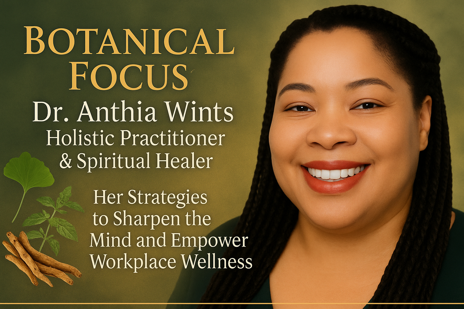 “Botanical Focus: Dr. Anthia Wint’s Herbal Strategies to Sharpen the Mind and Empower Workplace Wellness”