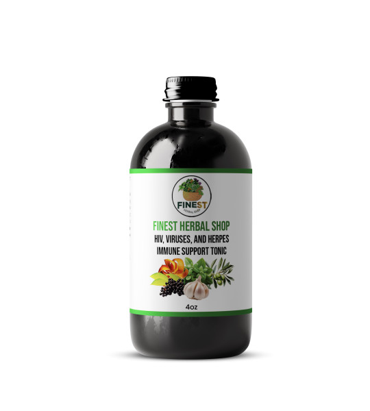 Finest Herbal Shop, HIV, Viruses, Herpes & Respiratory Immune Support Tonic