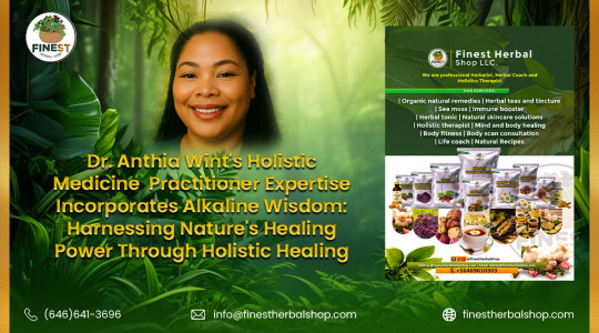 Dr. Anthia Wint's Holistic Medicine  Practitioner Harnessing Nature's Healing Power Through Holistic Healing