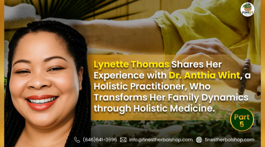 “The Power of Holistic Care: Lynette Thomas Credits Dr. Anthia Wint with Transforming Her Family’s Destiny” Part (5)