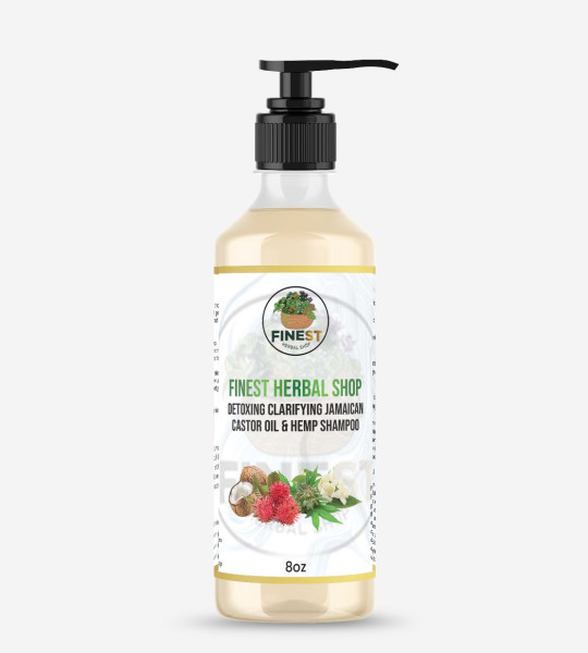 Detoxing Clarifying Jamaican Castor Oil & Hemp Shampoo