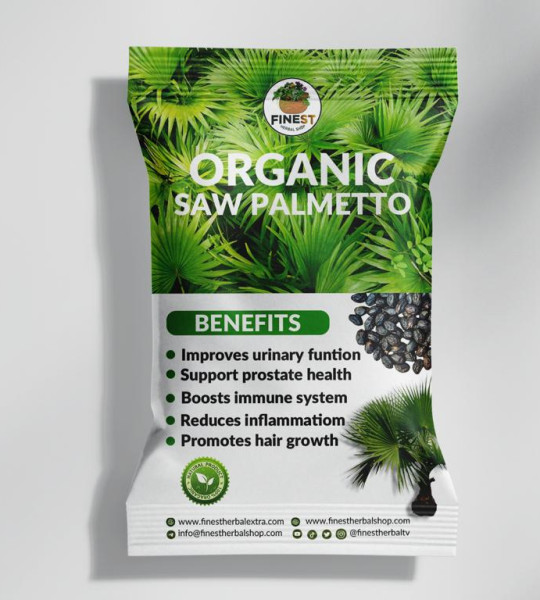 Finest Herbal Shop Organic Saw Palmetto