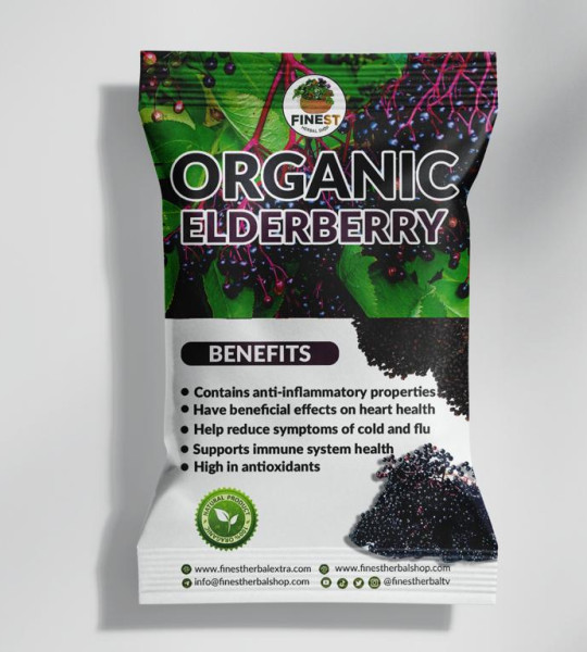 Finest Herbal Shop Organic Elderberry