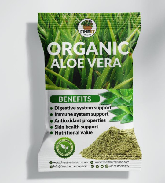 Finest Herbal Shop Organic Aloe Vera