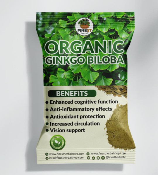 organic Ginkgo biloba